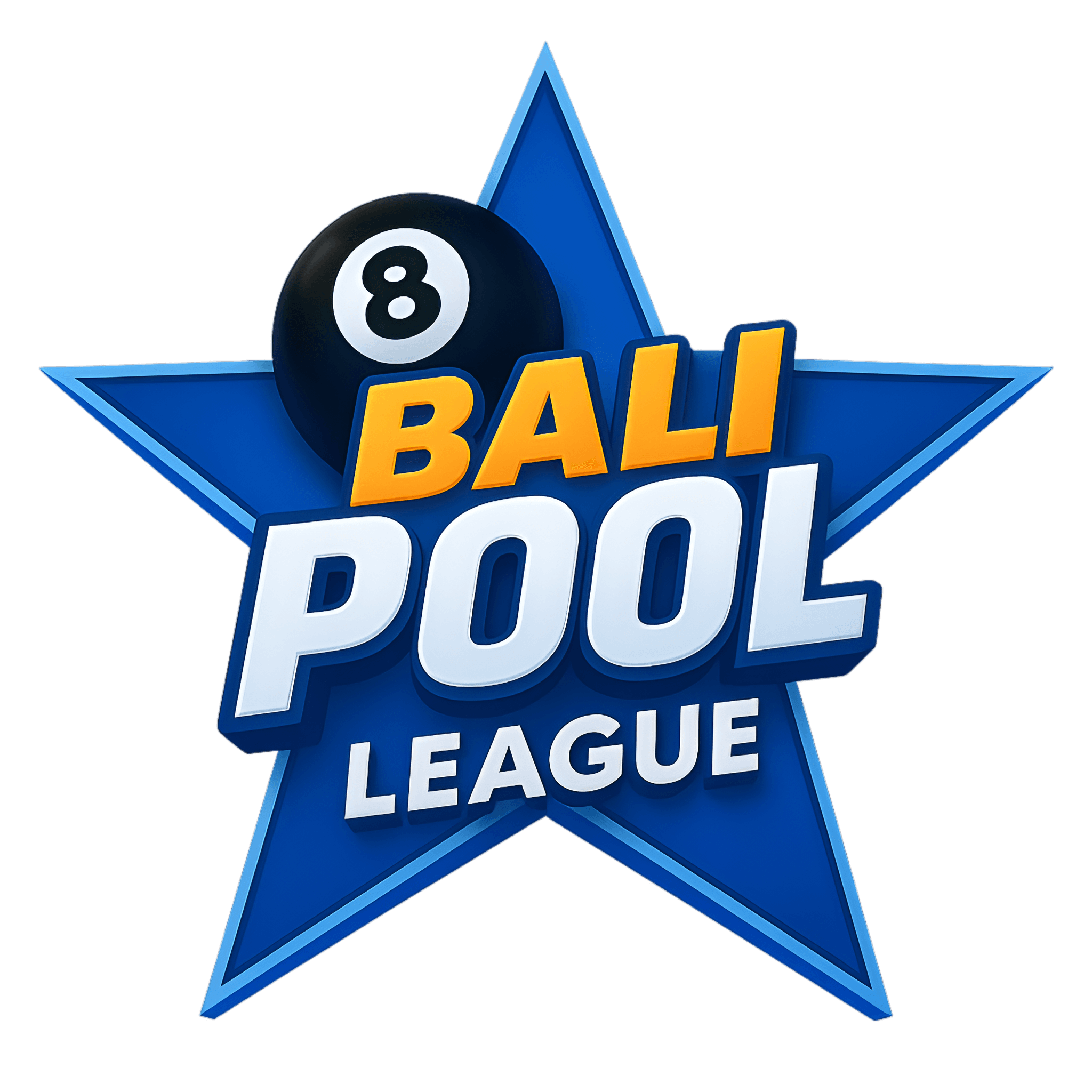 Official Bali Pool League transparent logo